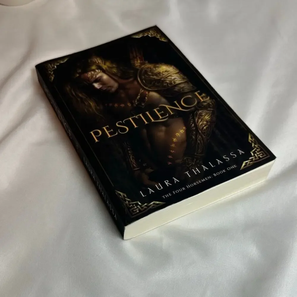 Pestilence Laura Thalassa OOP Original Indie Model Cover Paperback Four Horsemen